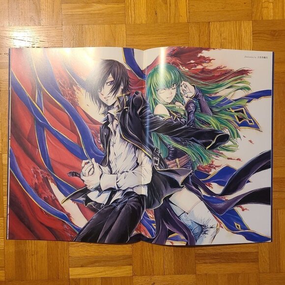 Code Geass 3pc Artbook Set - 10th Anniversary Memorial Booklets & Wonderland - Picture 10 of 13